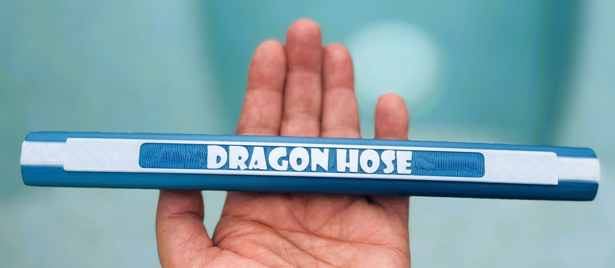 Dragon Hose stabilizer shown in hand